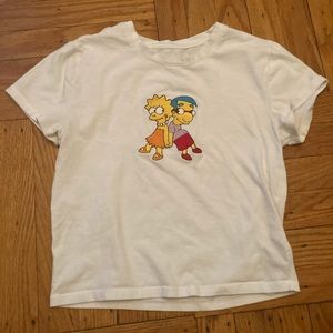 White Simpsons Tee Shirt